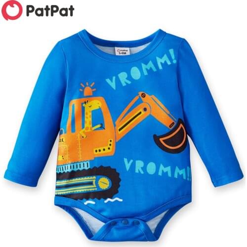 Боди с длинным рукавом для малышей PATPAT China At AliExpress