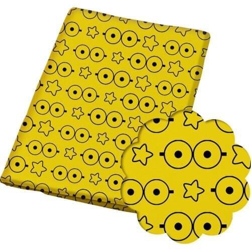 50*140CM Cartoons pattern Polyester cotton Fabric Patchwor Printed for Tissue Kids Home Textile for Sewing Doll Dress Curtain