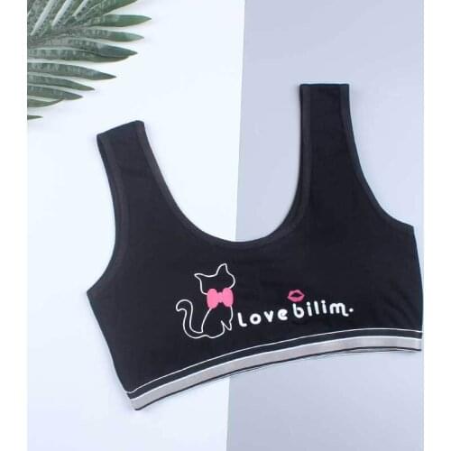 Girl Tops Teen Bra Kid Lingerie Brassiere Vest Free Tube Tank Topic Underwear Racerback Teenager Streetwear