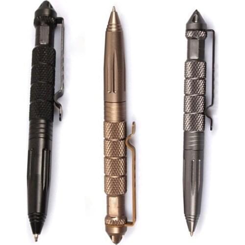 Outdoor Portable Self - Defense Tactical Pen Aviation Aluminum Anti-skid Travel Camping Self Defense Emergency Survival Tools