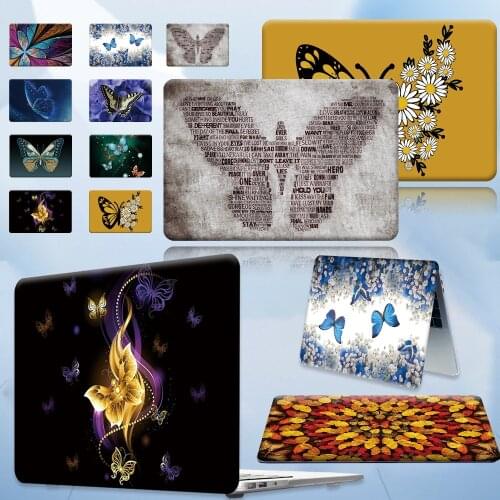 ForApple MacBook Pro 13/15/16 Inch/MacBook Air 11/13 Inch Butterfly Series Pattern Anti-fall Hard Protective Shell