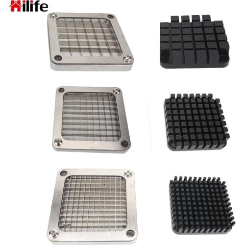 3 Blades Stainless Steel Chips Cutter Parts French Fry Cutter Size Fries Machine Accessories French Fry Potato Chips Cutters
