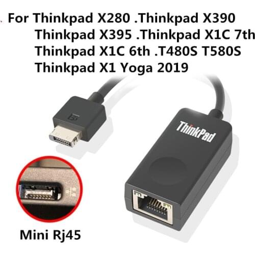 Gen 2 Ethernet Extension Adapter for ThinkPad X1 Carbon X390 X395 X280 A285 X13 L13 YOGA J01YU026 SC10P42352 4X90Q84427