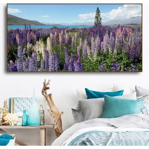 Large Full Square Round Diamond Painting Lavender Field Diamond Embroidery Picture of Rhinestones Mosaic Cross Stitch KitZP-1758