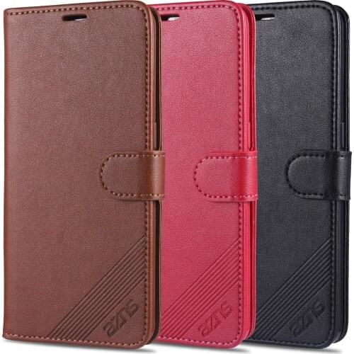 AZNS TPU Leather Wallet Case for OPPO A7 AX7 A39 A57 A5 A9 2020 A55 A53 2020 A72 A73 A54 A74 A93 A32 A33 A52 A92 A8 A31 A91 A11X