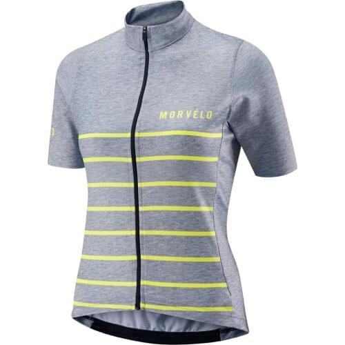 Womens girls Morvelo Summer Short Sleeve Bicycle Cycling Jersey Road MTB bike Shirt Outdoor Sports Ropa ciclismo tops