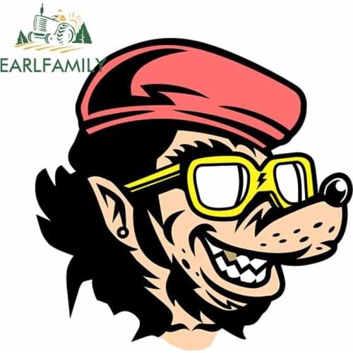 EARLFAMILY 13cm x 12.9cm For Bad Boy Fine Decal Vinyl Material Car Stickers Cartoon Car Door Protector Waterproof Decoration