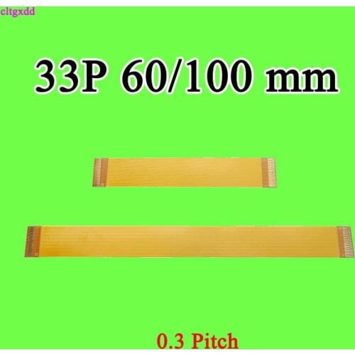 Cltgxdd 0.3 mm Pitch 0.3MM spacing 33 Pin 33P 60mm 100mm Length Forward Direction FFC FPC Flexible Flat Cable