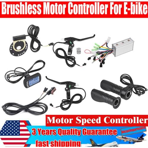 24V/36V/48V 250W/350W/1500W Brushless Motor Controller LCD Panel Controller Kit for E-bike Electric Bike Scooter Accessory