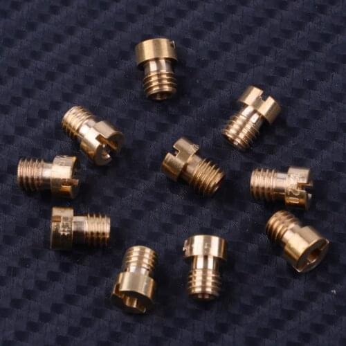 LETAOSK 10Pcs Main Jet Fit for Mikuni Carb Carburetor 125 150 200 250cc VM22 VM24 VM26 Dirt Pit Bike #92-#125
