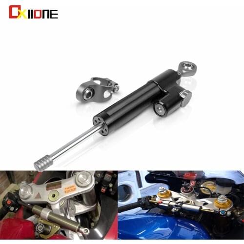 Motorcycles Adjuestable Steering Stabilizer Damper safety Motocross For Yamaha XJ6 /ABS DIVERSION R6 XT1200Z Super Tenere FZ1