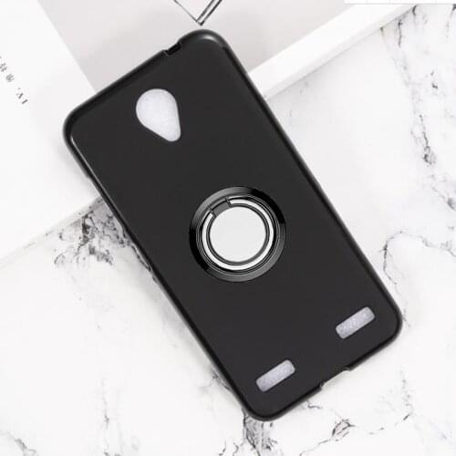 For ZTE Blade A520 Back Ring Holder Bracket Phone Case Cover Phone TPU Soft Silicone Cases for ZTE Blade A520 5.0"