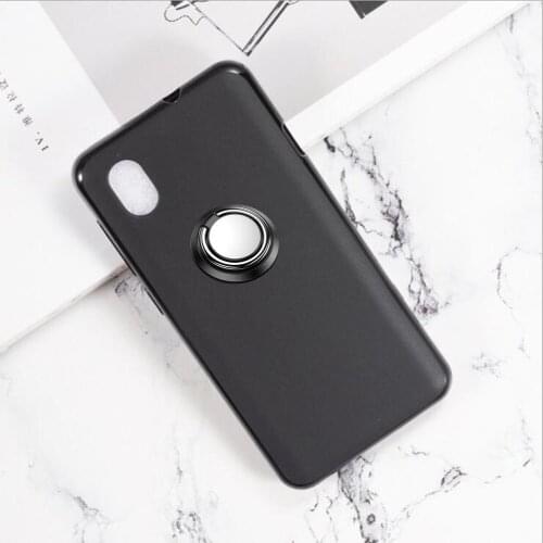 Tpu Soft Case For ZTE Blade V2020 Smart Zmax 10 Blade L5 Plus A3 Lite A4 A3 A5 A7 2020 Back Ring Metal Car Magnetic Holder Cover
