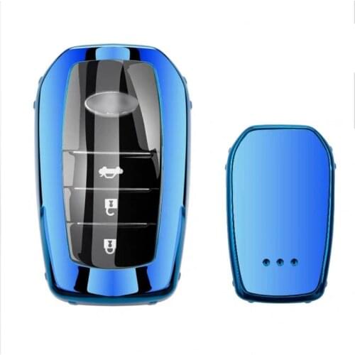 New Soft TPU waterproof Key case for car For Toyota corolla Avalon Hybrid/RAV4 2019-UP Shell Cover Skin Holder 2 3 Button Shell