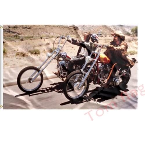 Easy Rider Flag Banner Transparent Cartoon Poster Home Decoration Hanging flag