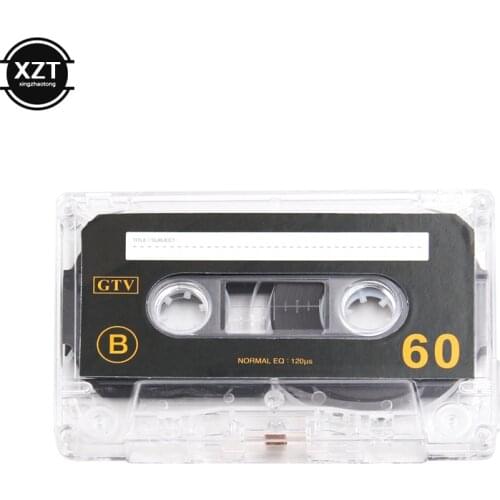 New Standard Cassette Blank Tape Empty 60 Minutes Audio Recording For Speech Music Player