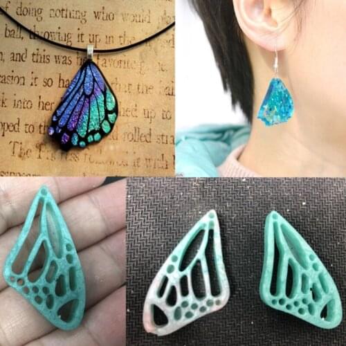 Q39C Butterfly Wing Earrings Mold Silicone Earring Mold Earring Jewelry Epoxy Resin Casting Jewelry Making Resin Diy Craft