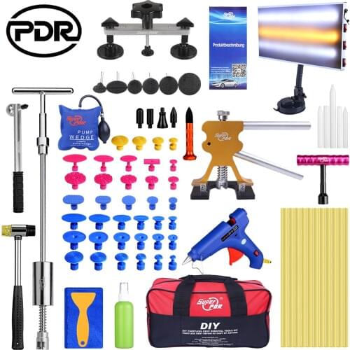 PDR Slider Hammer Rubber Hammer Glue Gun Glue Sticks Tap Down Pen LED Line Board Car Body Dent Damage Repair Tools Auto