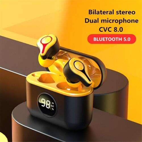 S16 TWS Led Wireless Headphones HiFi Stereo Earbuds Wireless Charging Sport Bluetooth Earphone Headset For Android iOS Xiaomi