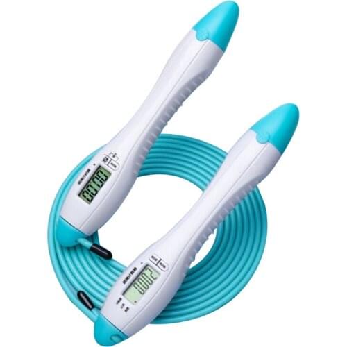 69HD Men Women Unisex LCD Digital Display Skipping Jumping Rope Fitness Training Adjustable Calorie Counter Cable