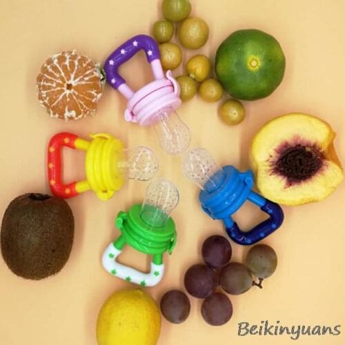1 item Fresh Fruit Food Kids Nipple Feeding Safe Milk Feeder Baby Pacifier Bottles Nipple Teat Nibbler pacifier Baby products