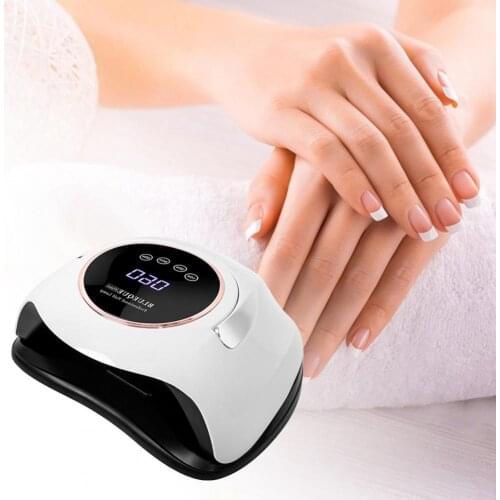 180W Nail Dryers 60 Lamp Beads Nail Lamp Detachable ABS LED UV Manicure Machine Drying Gel Polish Nail Art Salon Tools