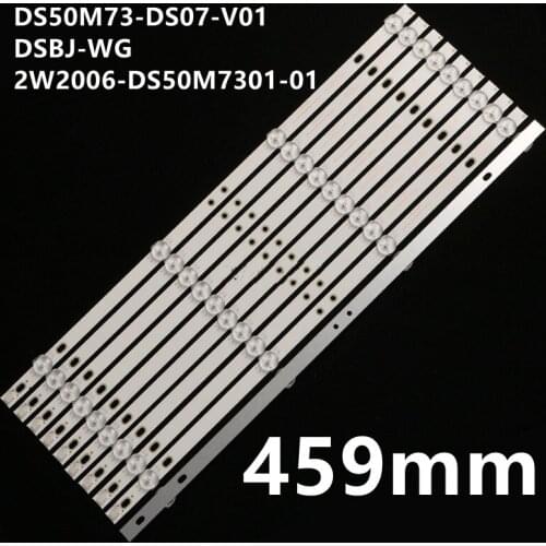 LED Backlight strip for 49inch 50 inch akai aktv505 TV DS50M73-DS07-V01 DSBJ-WG 2W2006-DS50M7301-01 10pcs