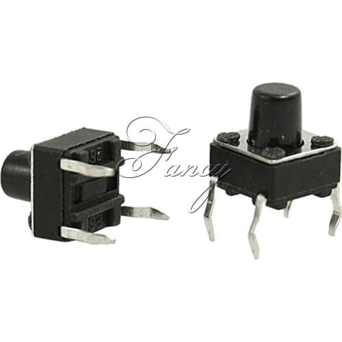 20Pcs Tactile Push Button Switch Tact Switch 6X6X7mm 4-pin DIP