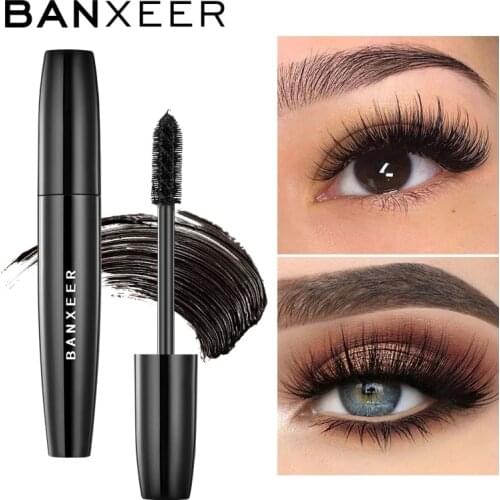 Silk Fiber Mascara Long Eyelashes Extension Long Lasting Waterproof Easy To Apply For Makeup Eyelashes Maquillaje