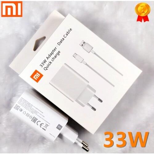 Xiaomi 33W charger Fast turbo charge 6A\5A type C cable For Xiaomi POCO X3 nfc redmi note 9 pro Mi 10 9 9t pro note 10 10X LITE