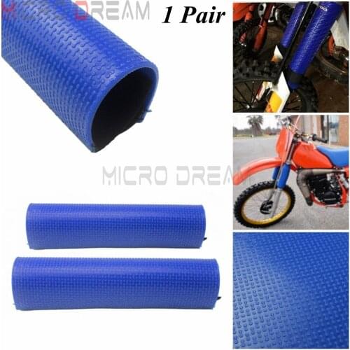 1 Pair Rubber Upper Front Fork Protector Shock Absorbing Wrap Cover Guard for Yamaha YZ WR Honda CRF SX EXC Enduro Dirt Bike