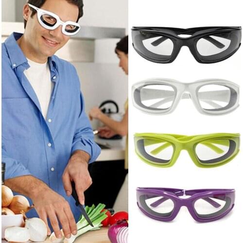 1Pc Onion Goggles Cooking Protector Goggles Kitchen Barbecue Four Protector Glasses To Safe Accessories Choose Eyes Color M4O1