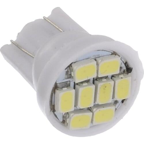 4 Pcs 1206 8SMD Car Width Indicator Reading Roof Light Led White Super Bright 194 168 192 W5W