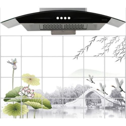 60x90cm Kitchen Wall Sticker Waterprrof Foil Oil Sticker Decal Home Decor Art Accessories Kitchen Tool Kitchen Wall Stickers