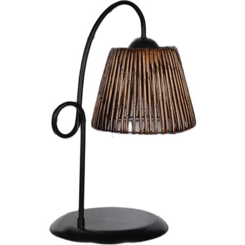 Hmydesign Home Office Living Room Bedroom Kitchen For Reproduction Antique Table Lamp Curvy Elegant Coffee Black Tone Design Color Pointu Lampshade