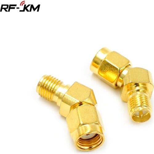 FPV Antenna Adapter RP SMA Male to RP SMA Female WIFI Antenna Adapter Gold Plated Connector for FPV Race RX5808 Fatshark Goggles