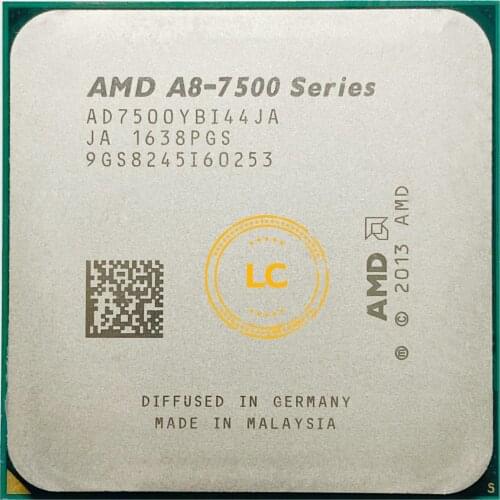 AMD A8-Series A8-7500 A8 7500 3.0GHz Quad-Core AD7500YBI44JA Socket FM2