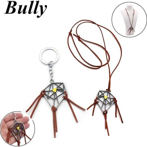 Game Death Stranding Necklace Keychain Sam Dream Catcher Keyrings Amulet Amelie Bridge Beach Jewelry Accessories For Bag Pendant