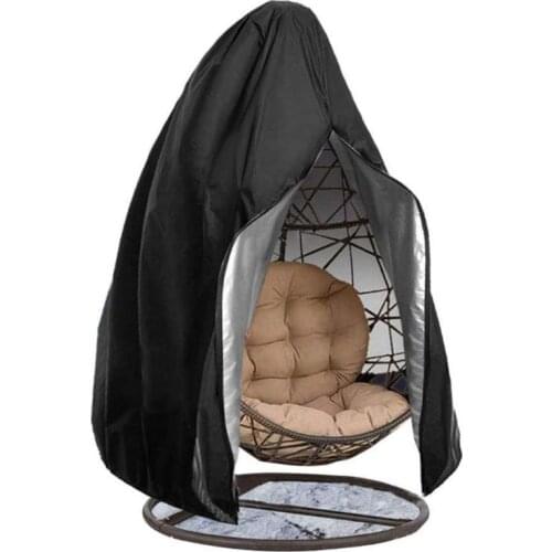Waterproof Patio Chair Cover Egg Swing Chair Eggshell Dust Cover Universal Waterproof UV Garden Cover Polyester Furniture Mat