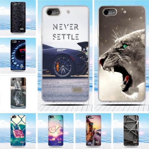 For Huawei Honor 4C / G Play Mini Case Cartoon 3D Relief Printing Pattern Back Cover TPU Soft Silicone Case Coque Capa Funda