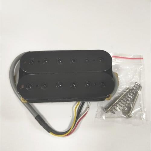 FLEOR Alnico 5 Humbucker Pickup Neck Guitar Pickup Black for Electric Guitar Parts
