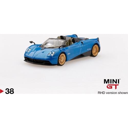 Minigt 1/64 Pagani Huayra Roadster Diecast Collection of Simulation Alloy Car Model Children Toys