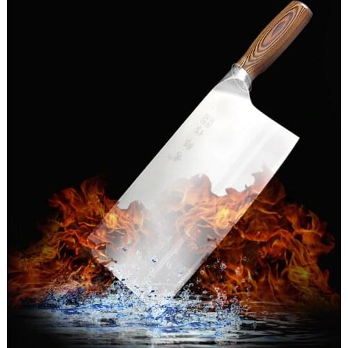 New 9CR15 Stainless Steel Kitchen Chopping Knife Sharp Kitchen Knife For Chop Bone Fish Professional Chinese Kitchen Chef Knife