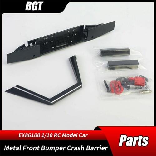 RGT EX86100 PRO RC Metal Front Bumper Crash Barrier P860031 for 1/10 Remote Control Climbing Cars Crawler Original Accessories