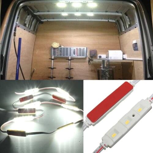 New 12V LED Modules Light Lamp Bulb Kit Bright White Interior LWB For VW /Van /Sprinter /Ducato /Transit Relay