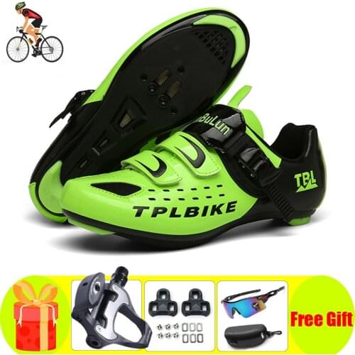 New Road Cycling Shoes Self-Locking Men Bike Shoes Breathable Profession Bicycle Racing Athletic Sneakers Bike Shoes