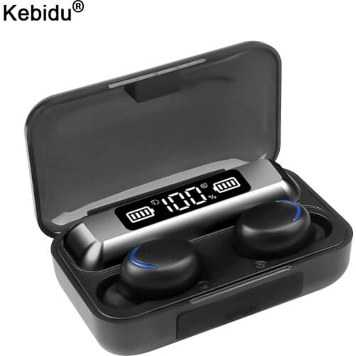 TWS Wireless Bluetooth Earphone 5.0 Touch Earphones 9D Stereo Sport Music Waterproof LED Display Headset With Mic For All Phones