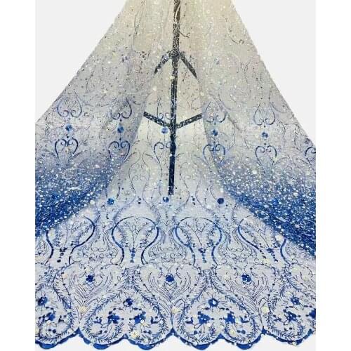 New product launches exquisite heart-shaped sequins gradient tulle embroidery, comfortable fabric, suitable for fashionable ladi