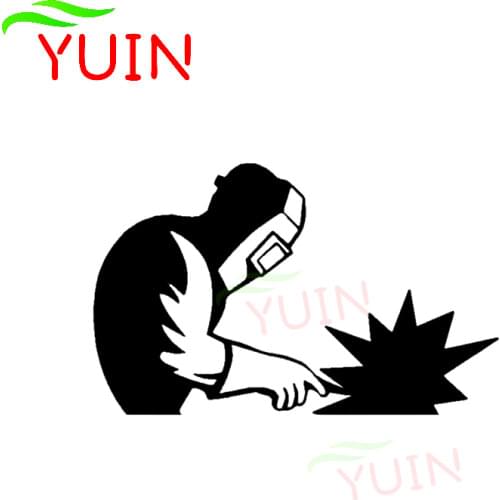 Personalized Funny Car Sticker High Quality Welding Machine Stickers Fashion PVC Accessories Waterproof Sunscreen Decals