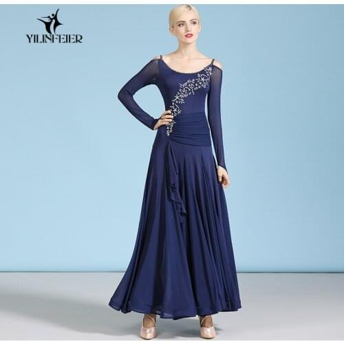New ballroom dance competition dress dance ballroom waltz dresses standard dance dress women ballroom dress 1885